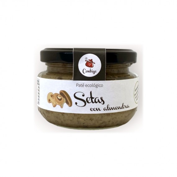 Paté de setas con almendras ecológico Conservas Contigo