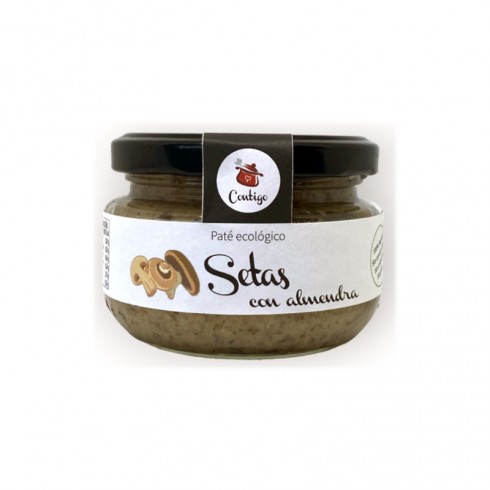 Paté de setas con almendras ecológico Conservas Contigo