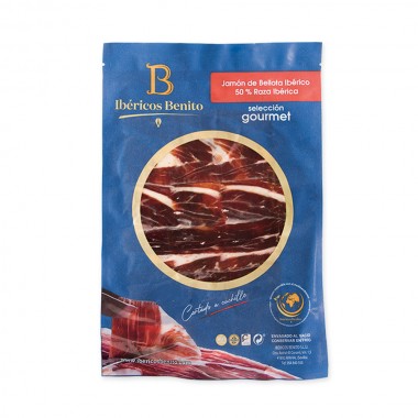 Jamón de bellota ibérico loncheado a cuchillo Ibéricos Benito