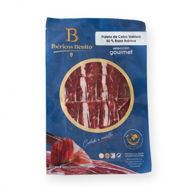 Paleta ibérica de cebo loncheado 100 g a cuchillo Benito