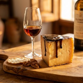 Queso de cabra curado al vino oloroso El Bosqueño