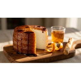 Queso de cabra curado al vino Sol de Naranja El Bosqueño
