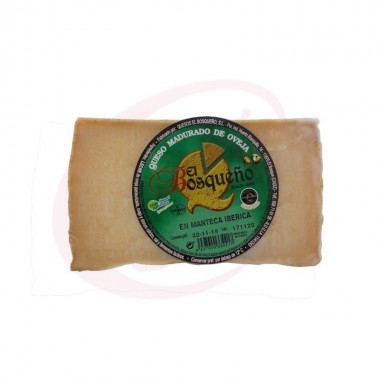 Queso de oveja madurado en manteca ibérica El Bosqueño