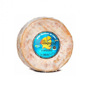 Queso de cabra curado en manteca ibérica El Bosqueño